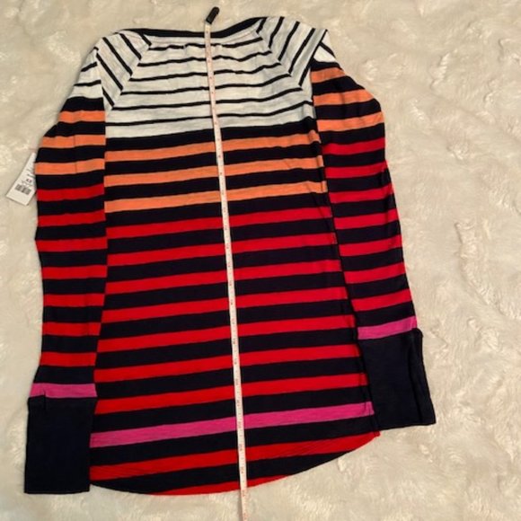 Garage Striped Henley Top Ladies Junior Size XS NWT - Picture 7 of 11